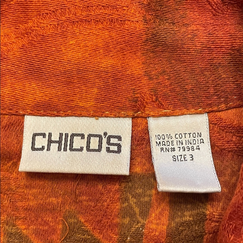 Chico's Multicolor Patterned Jacket - image 2